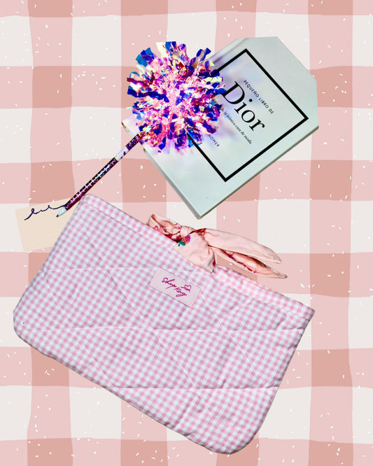 Pretty in pink book sleeve