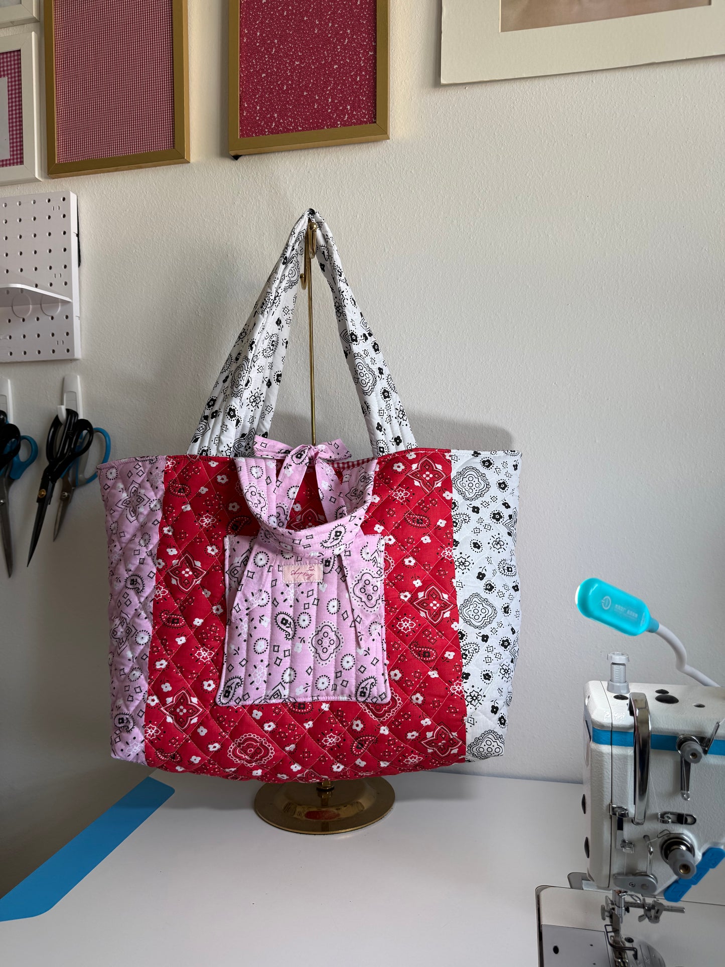 Bandana beach tote