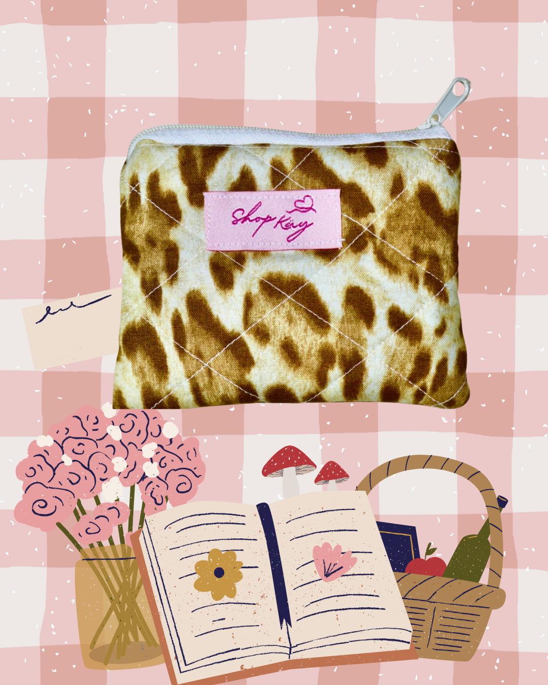 Leopard coin purse